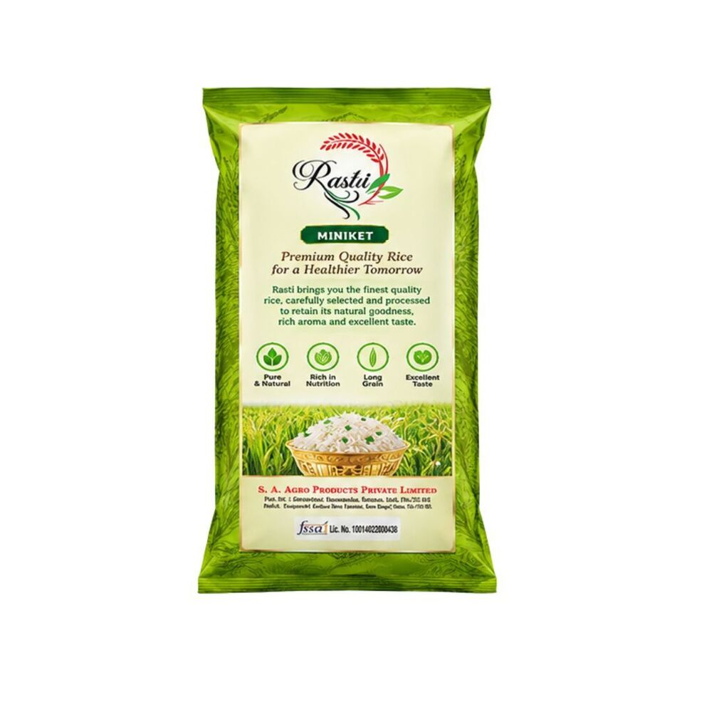 Miniket Silky Sortex Rice - Long Grain Silky Texture, High Purity, Nil Moisture Content, Organically Cultivated For Distinct Aroma