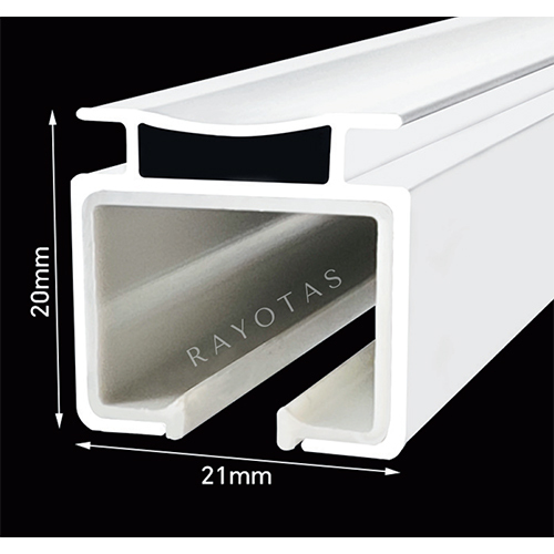 Whisper Curtain Track Rail - Color: White