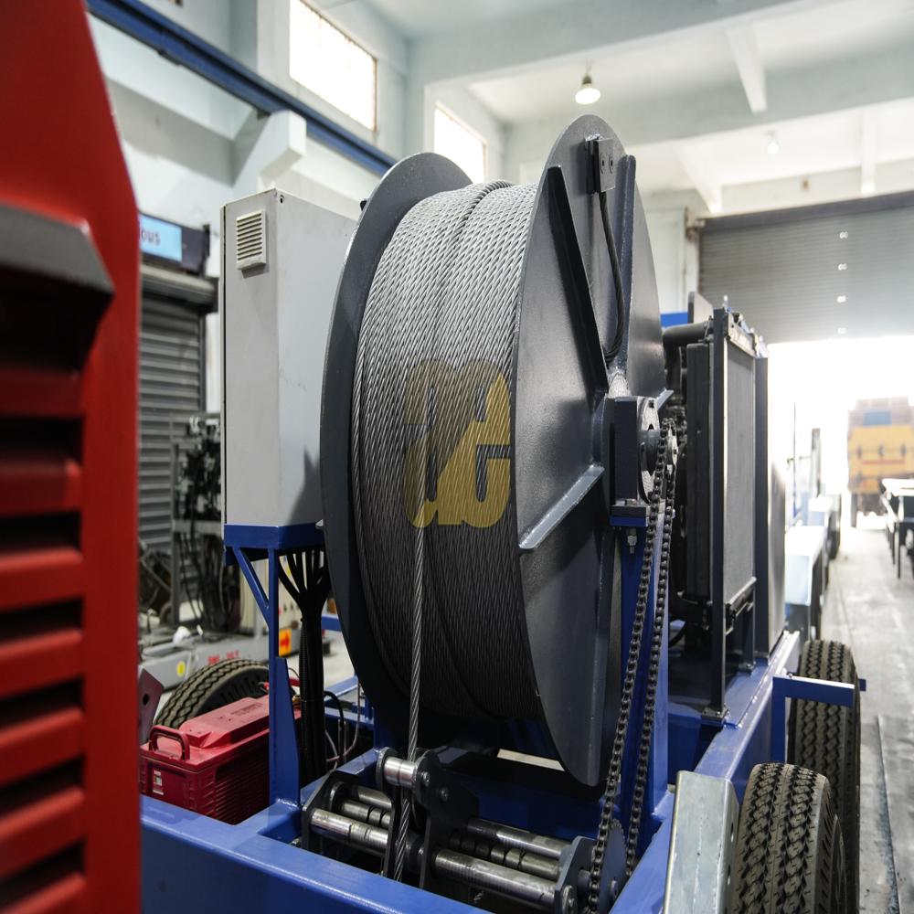 Electrical Cable Pulling Winch - 3 To 25 Ton Capacity, 500m/750m/1000m Rope Length | Rugged, Electrically Operated, User-friendly Control Panel, Continuous Display Of Cable Length