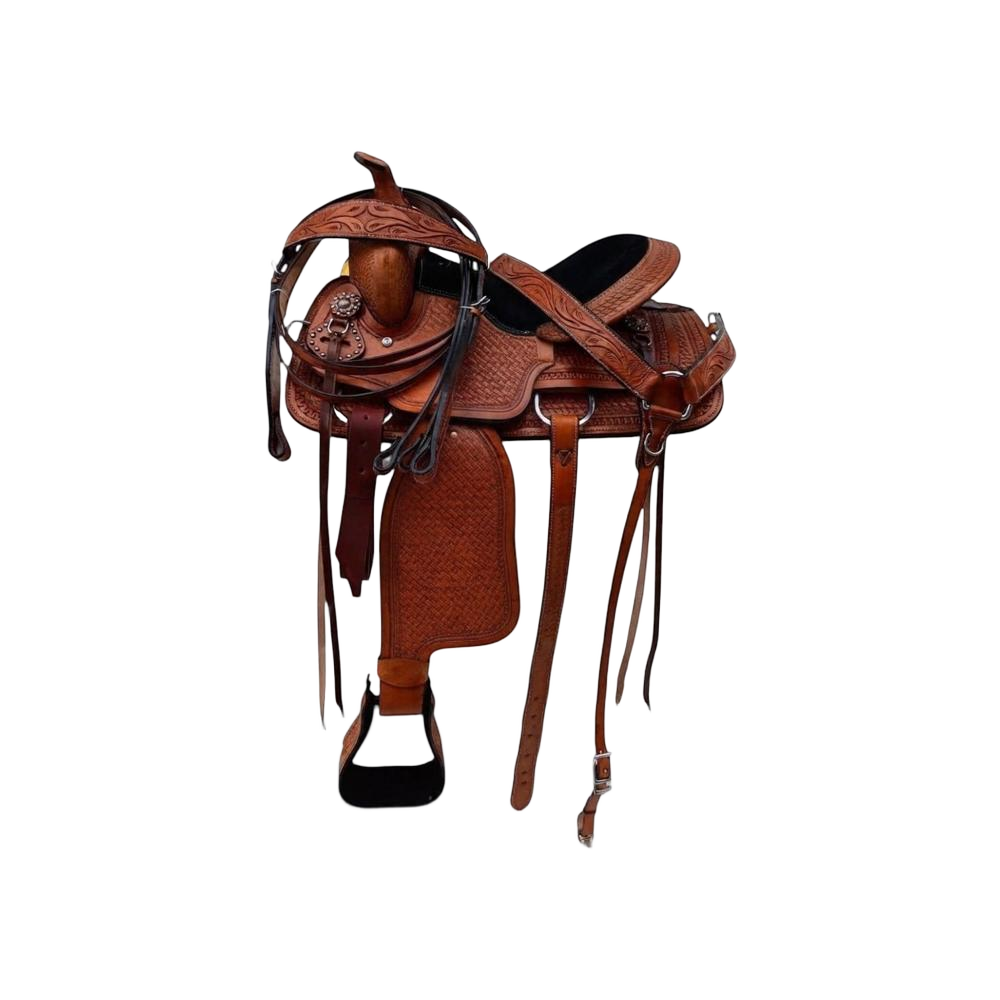Horse Western Saddle - Color: Brown