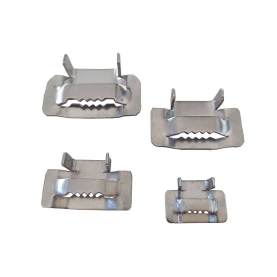Stainless Steel Strapping Buckles - Color: Silver