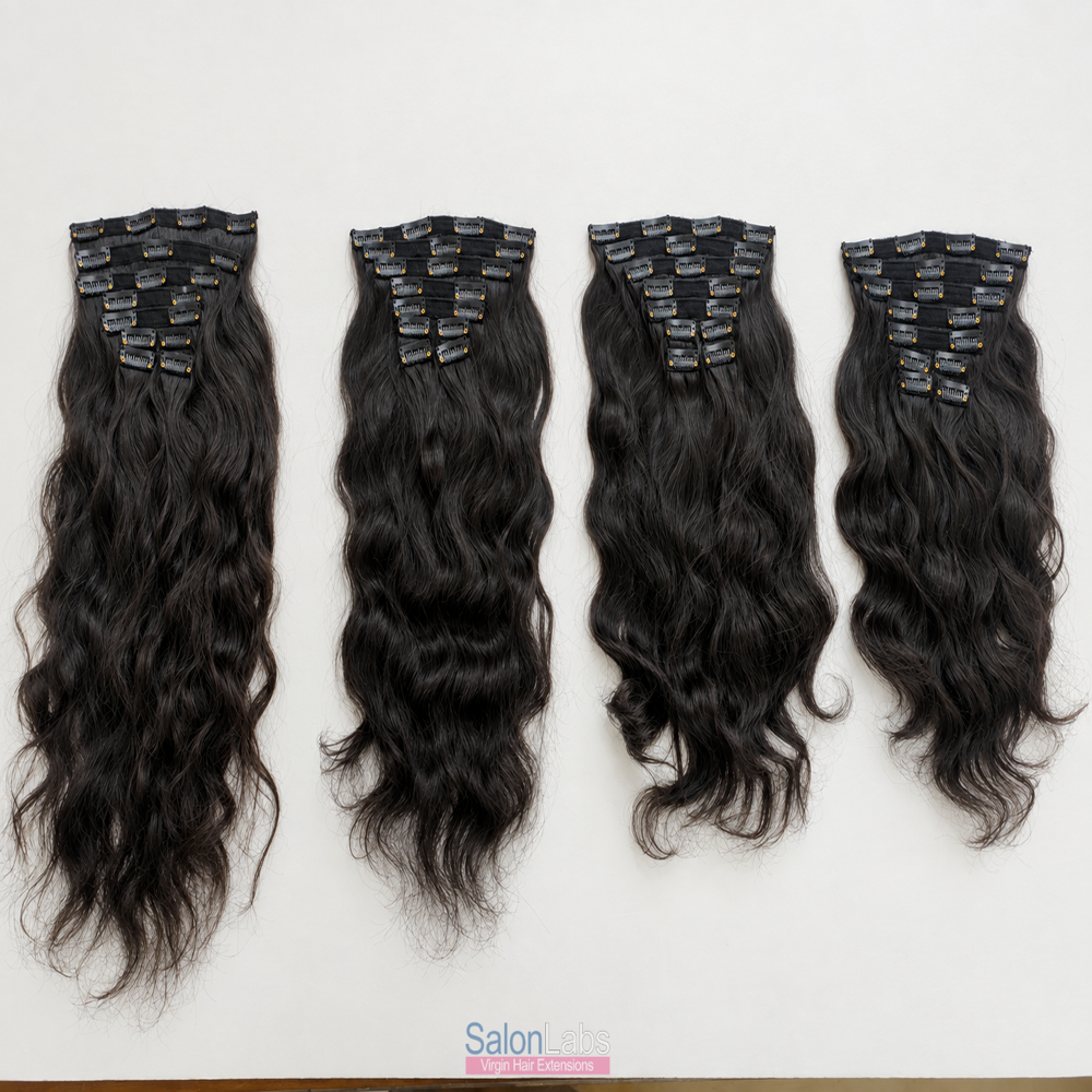 Wavy Clip In Hair Extensions