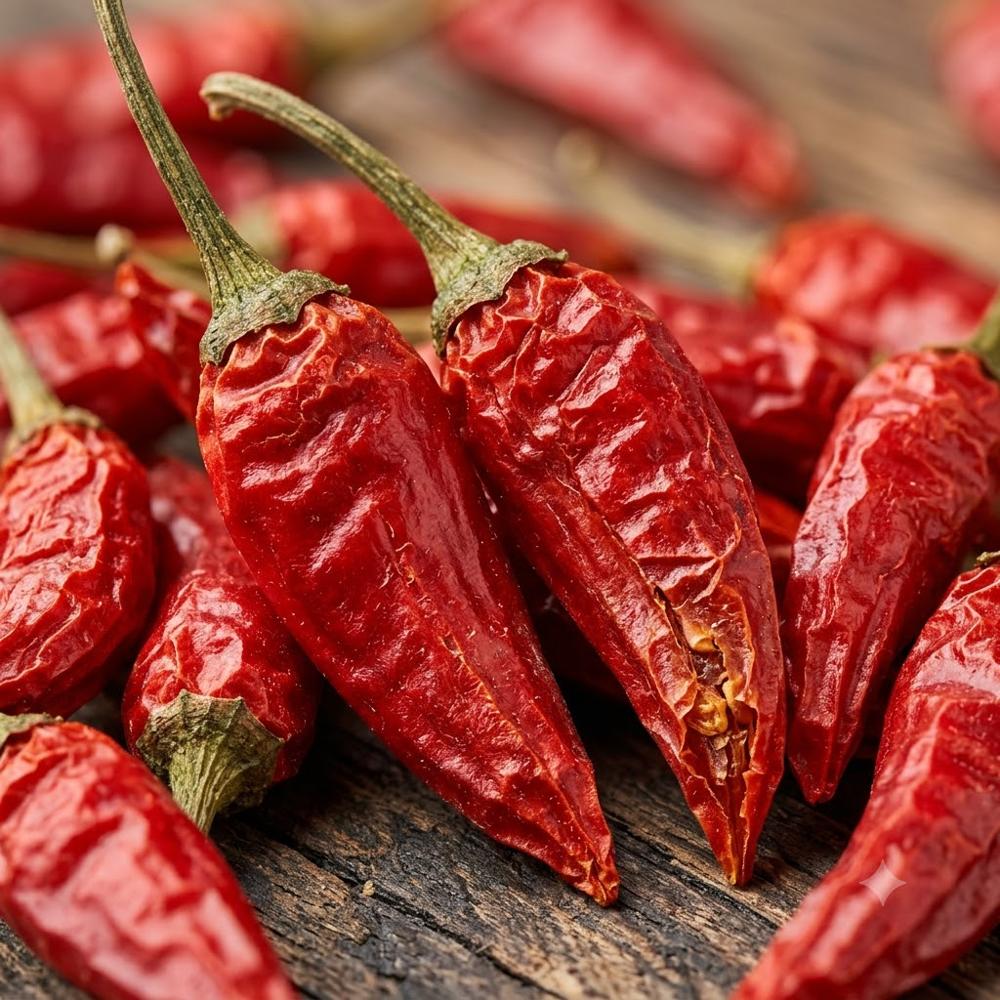 Guntur dry red chilli