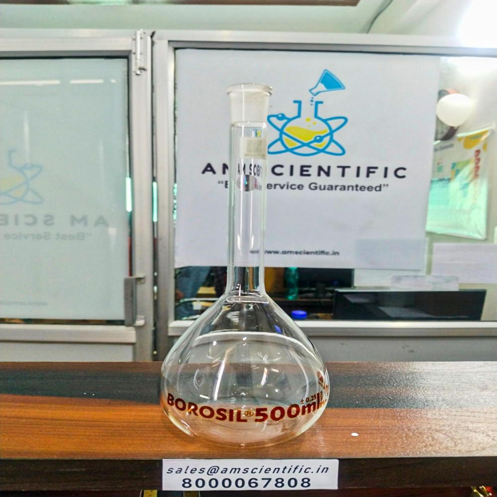 Volumetric Flasks Class A Narrow Mouth Clear with Individual Calibration Certificate 