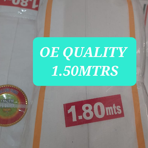 1.50 Mtrs White Cotton Gamcha