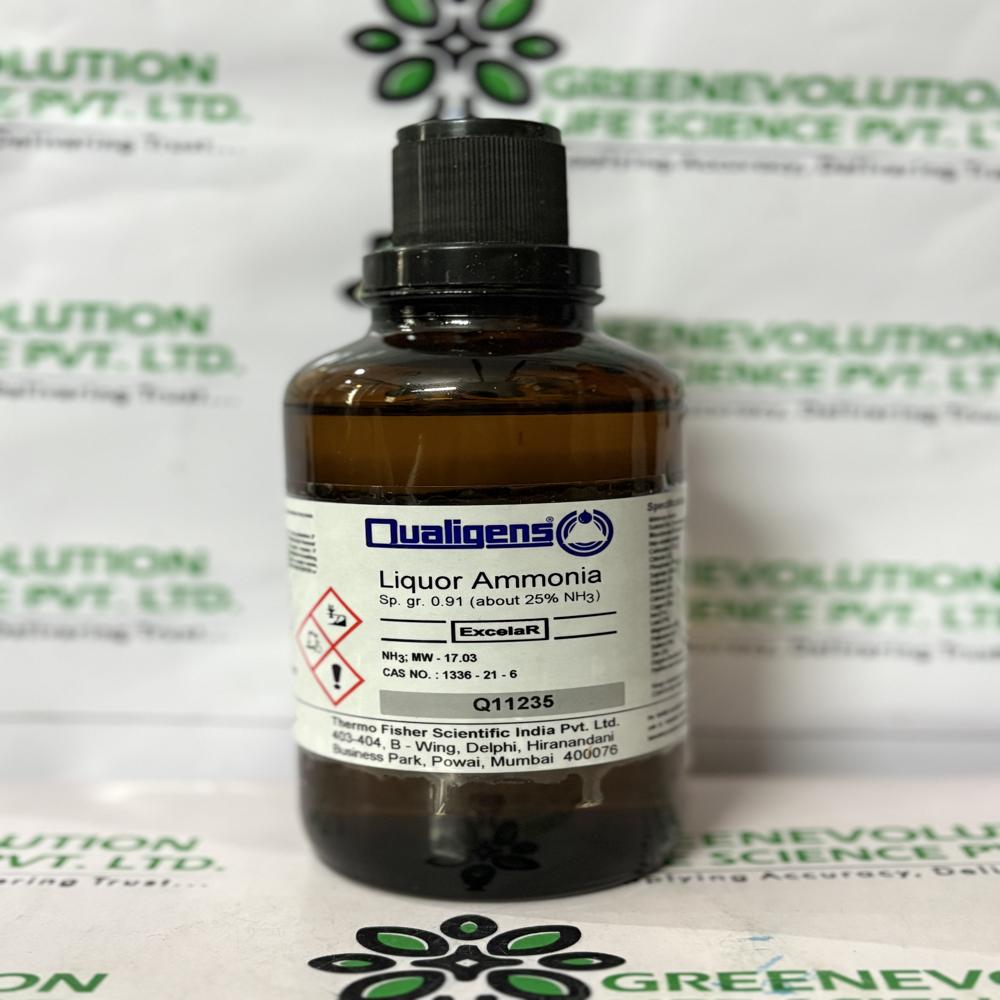 Ammonia Solution 25% AR 500ml Qualigens
