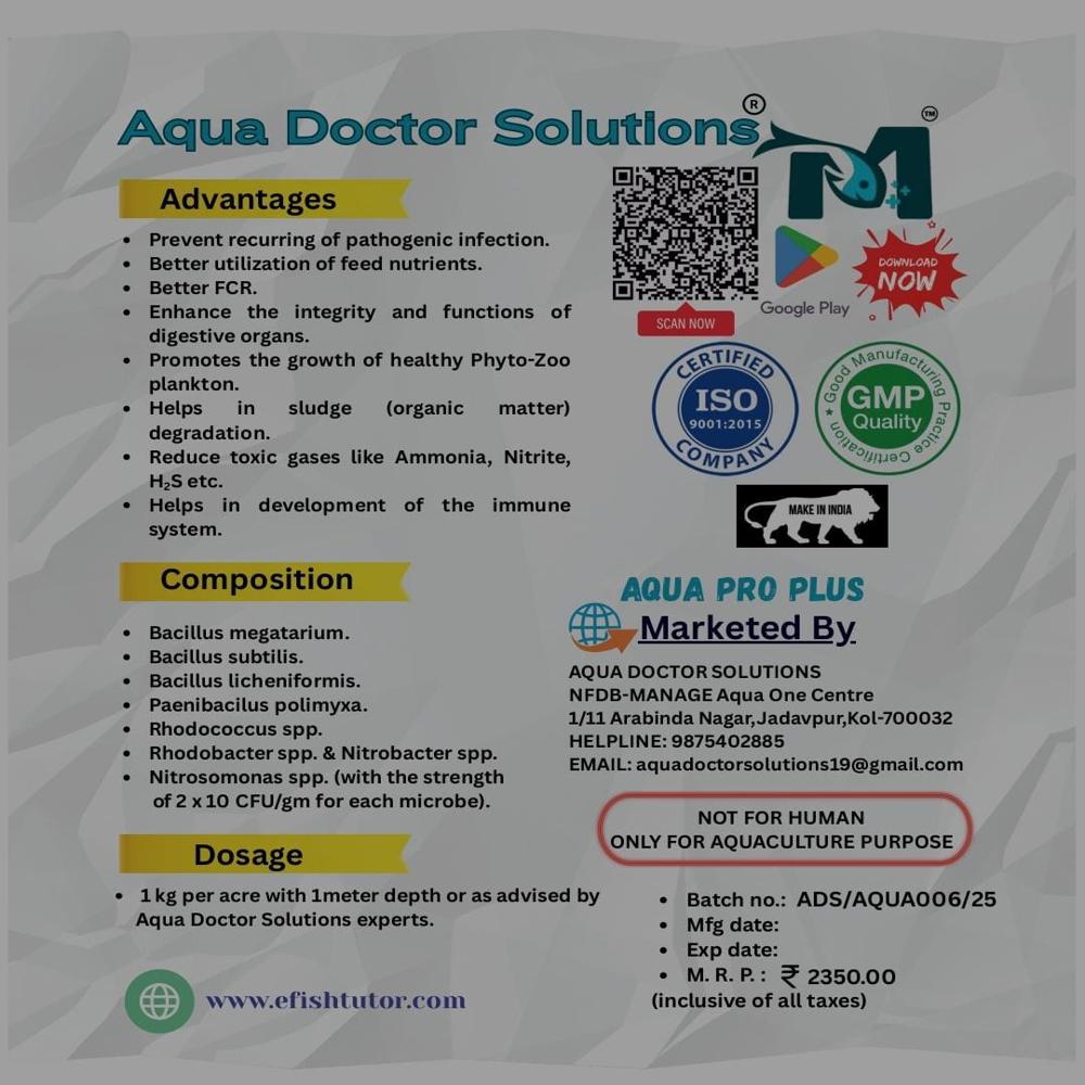 Aqua Pro Plus (Soil And Water Probiotics)
