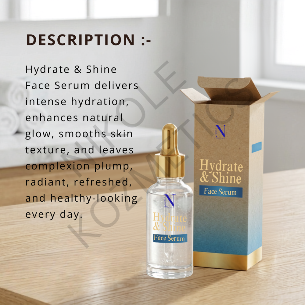 Hydrate & Shine Face Serum - Color Code: -