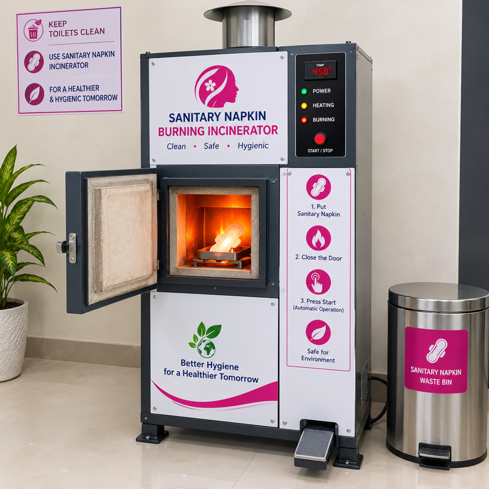 Sanitary Napkin Burning Incinerator