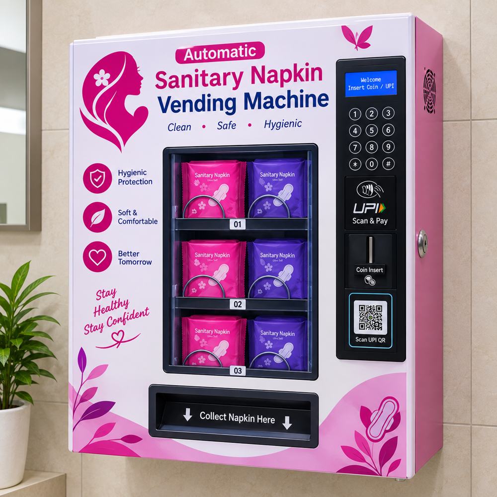 Automatic Sanitary Napkin Vending Machine