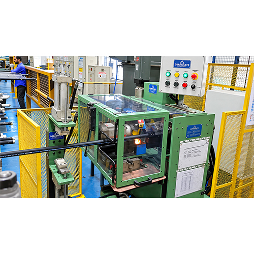 Hose End Cutting Machine - Color: Green Body With Metallic Finish