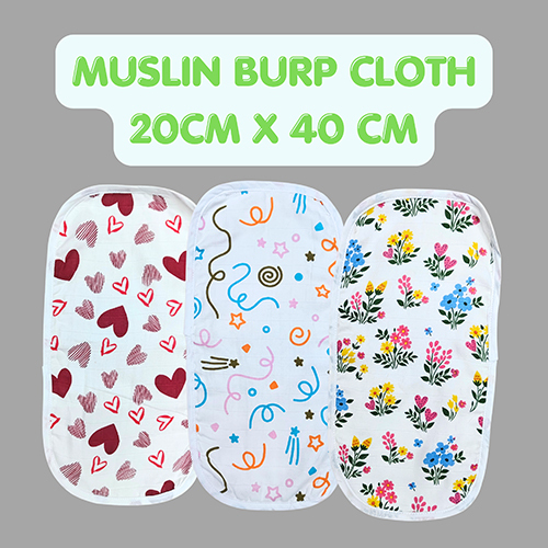 20 CM x 40 CM Muslin Burp Cloth