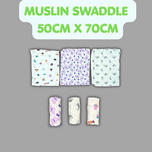 50CM x 70CM Muslin Swaddle
