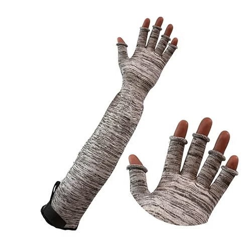 Delight MCSL4-C22 Cut Level C HPPE and Sleeve With Gloves having open finger tip