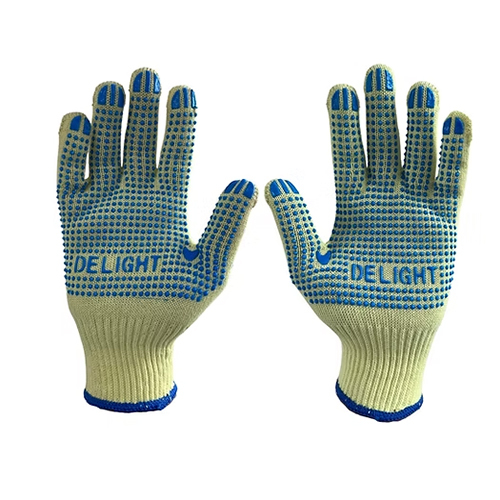 Delight MPHD93 Para Aramid Gloves with PVC Dot Grip