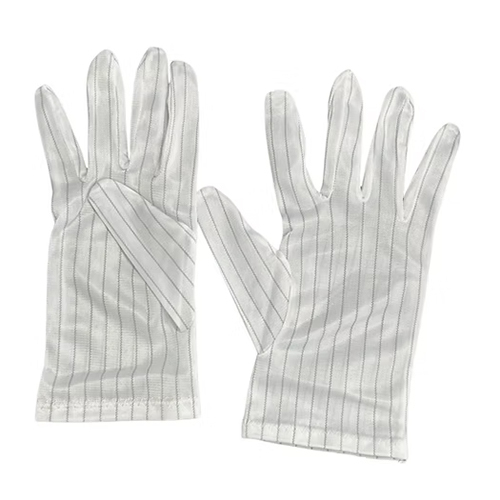 Delight MEDPS44-W Stripped Anti-Static ESD Gloves