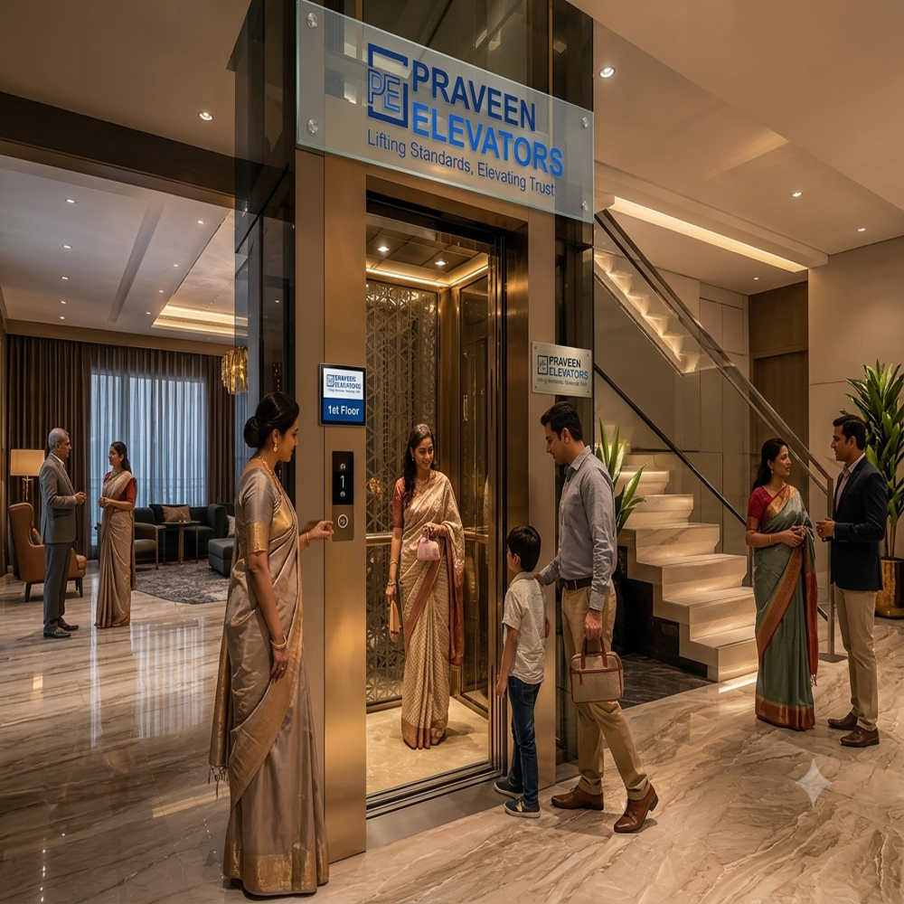 Hotel Elevator G+5, 8-10 Passengers Lift in Kargil Installation and Service