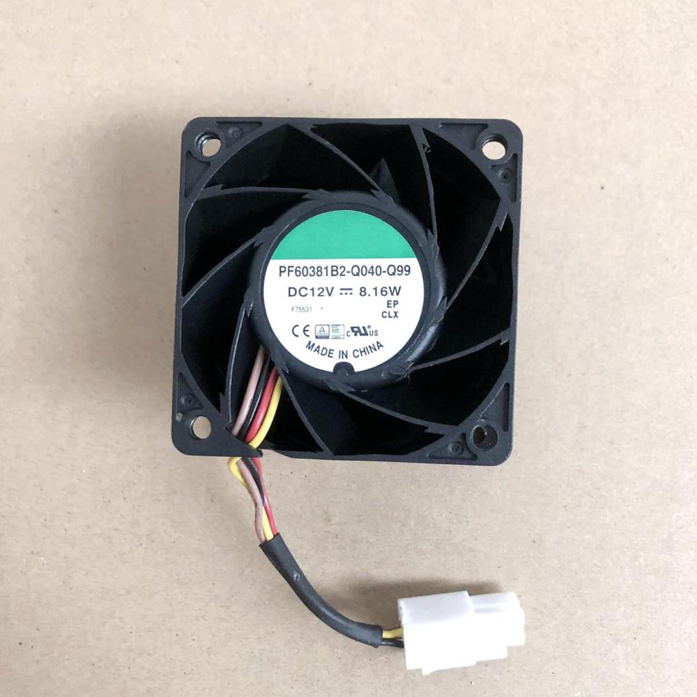 Sunon Pf60381B2-Q040-Q99 12V Dc 8.16W 6038Mm Ball Bearing Industrial Axial Cooling Fan - Blade Material: Plastic