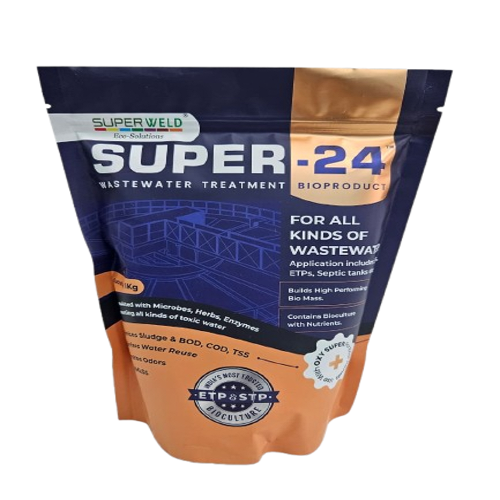 Super24 -Most Effective Bioculture for Sewage and Effluent Treatment (STP/ETP)