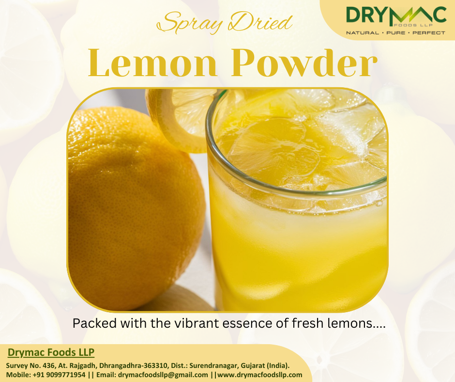 Spray Dried Lemon Juice Powder