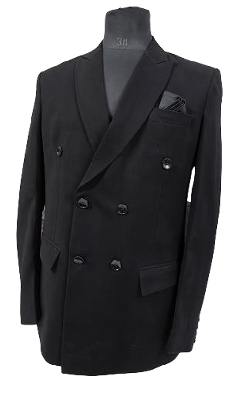 Double Breasted Two Piece Suit In Stretchable Lycra
