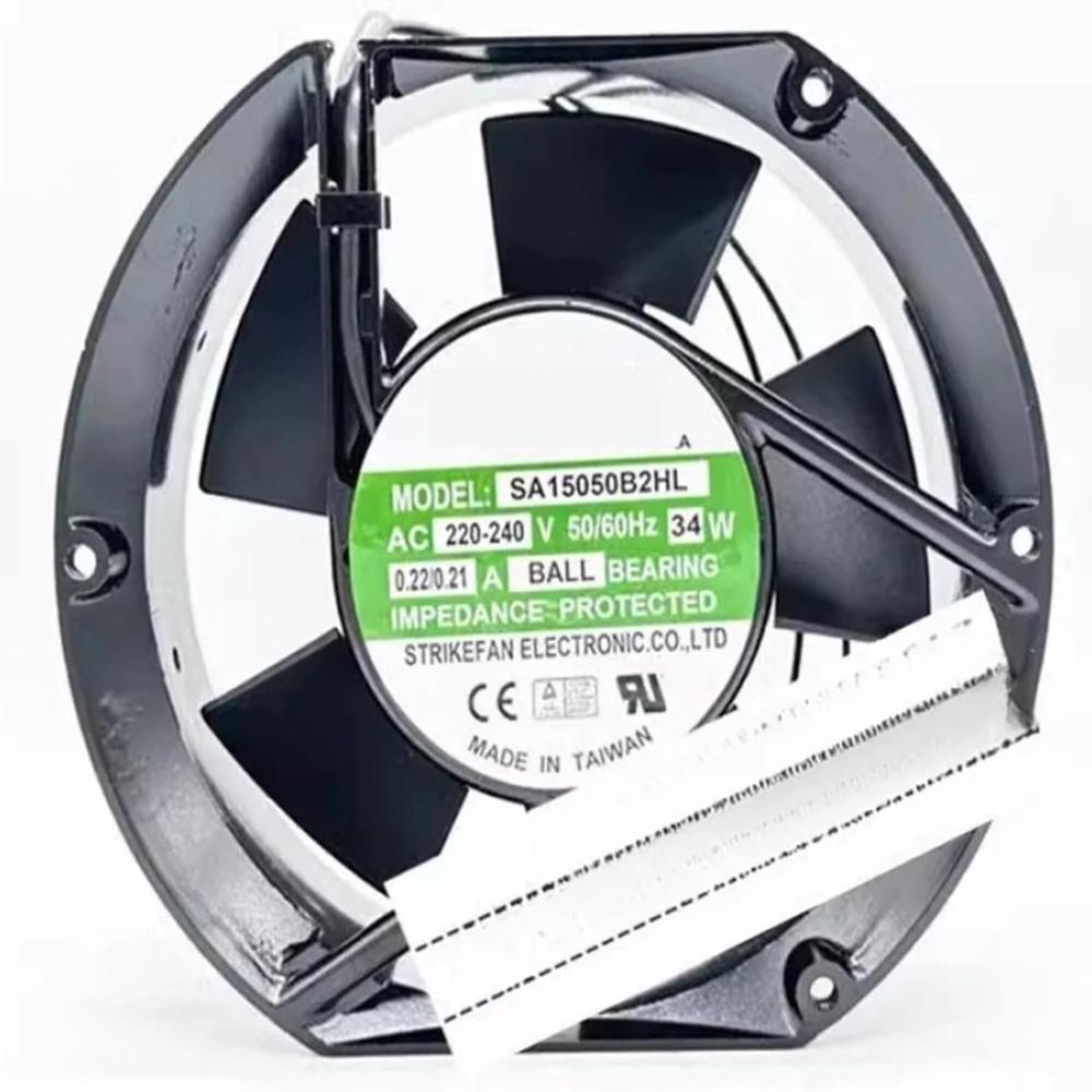 STK SA15050B2HL 220/240V AC 0.30A 15050mm Ball Bearing Industrial Axial Cooling Fan