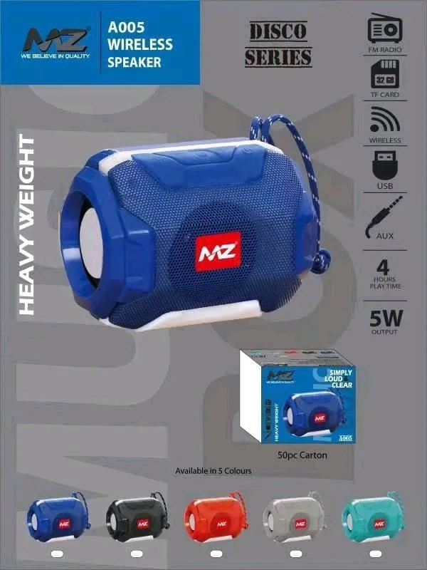 MZ A005 WIRELESS SPEAKER