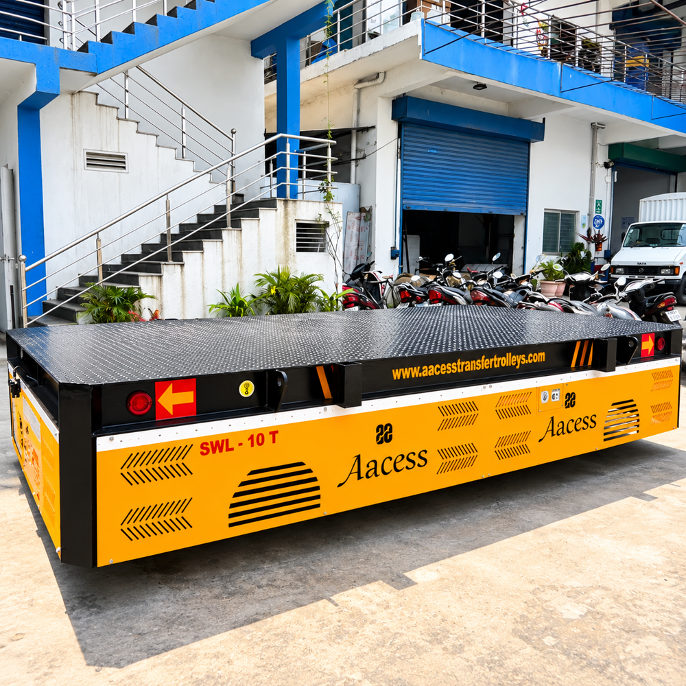 Battery Operated 90 Degrees Rotational Trolley