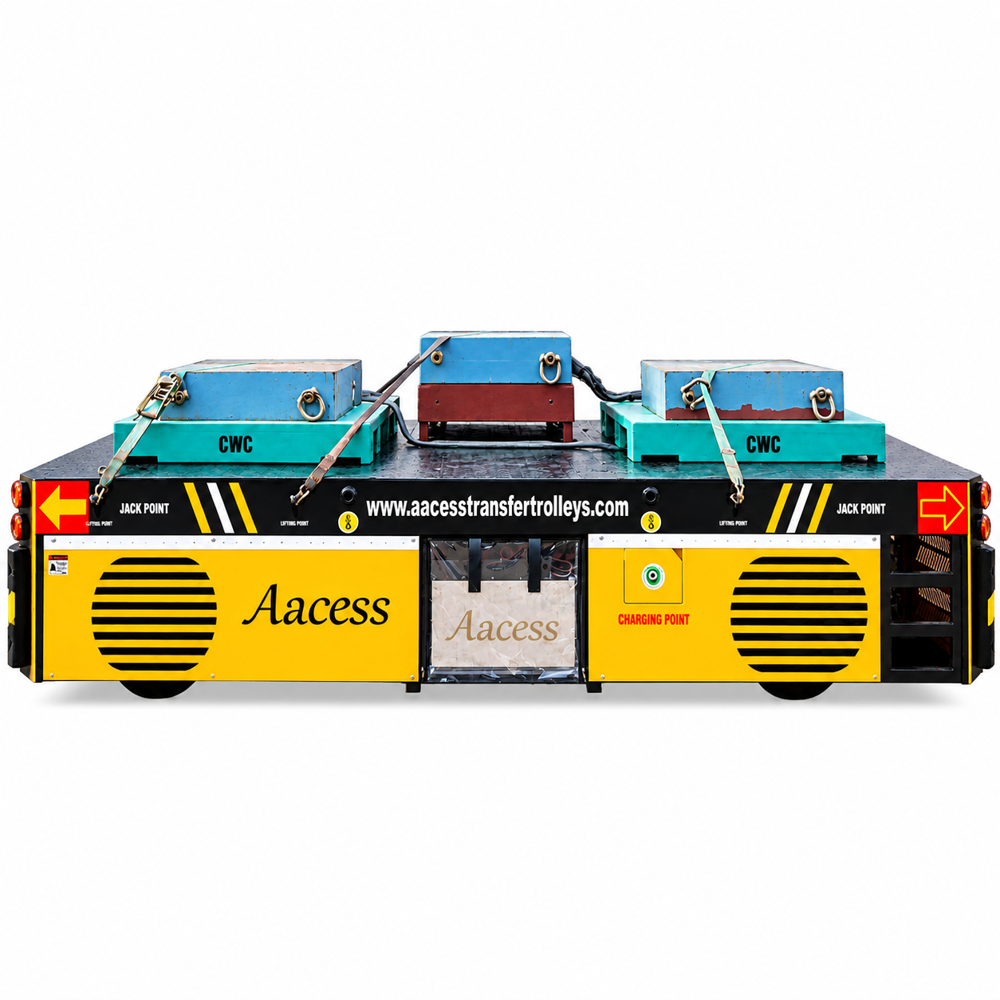 Battery Operated 90 Degrees Rotational Trolley