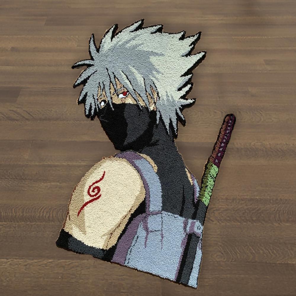 Anime Tufted Wool Rug Handmade Custom Cartoon Area Rug For Living Room Bedroom - Backing Material: Canvas Latex