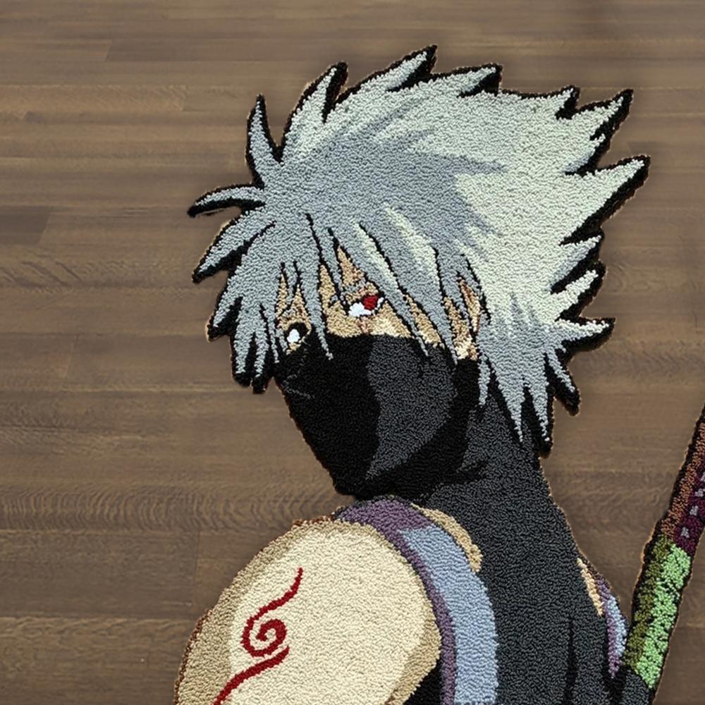 Anime Tufted Wool Rug Handmade Custom Cartoon Area Rug for Living Room Bedroom
