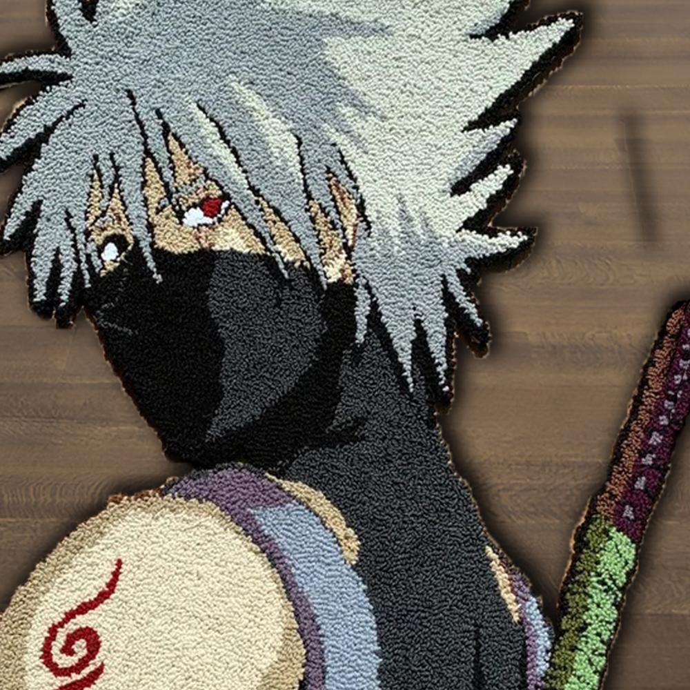 Anime Tufted Wool Rug Handmade Custom Cartoon Area Rug for Living Room Bedroom