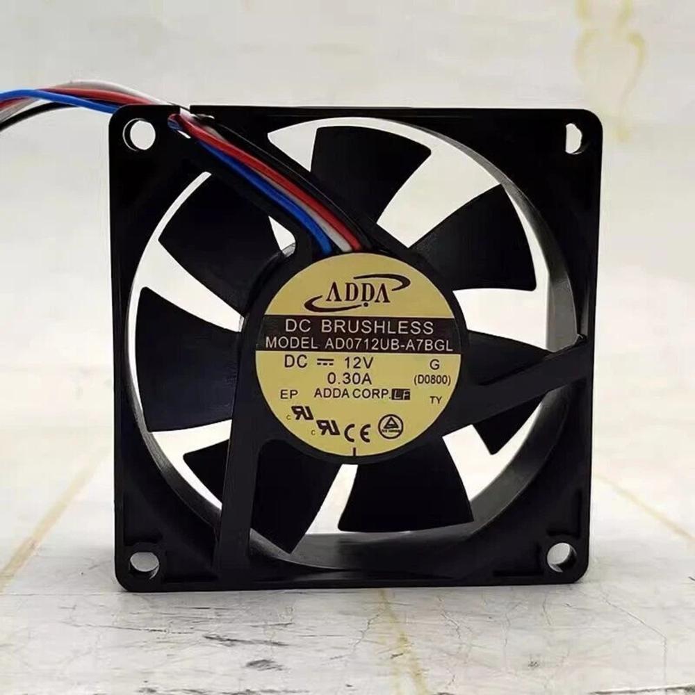 ADDA AD0712UB-A7BGL 12V DC 0.30A 7025mm Ball Bearing Industrial Axial Cooling Fan