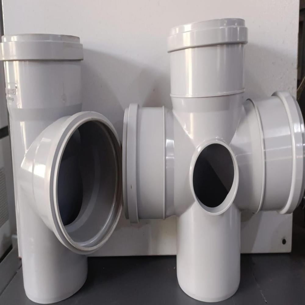Semi Automatic Pvc Pipe Fitting Grooving Machine - Stainless Steel Alloy, 1500x850x1350 Mm, Industrial Grey/blue | Adjustable Torque, Foot Pedal Control, Emergency Stop