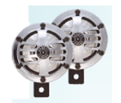 क्रोम ग्रिल 12 V / 24 V हॉर्न