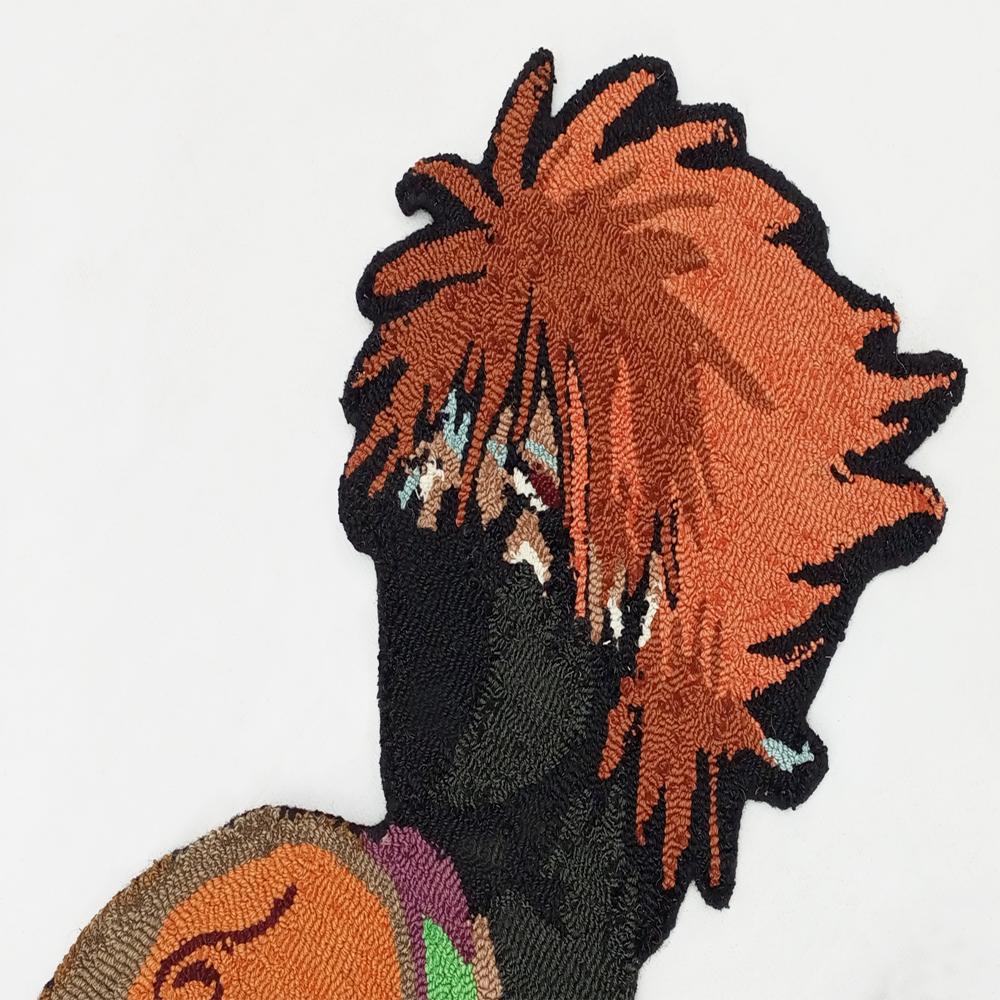 Anime Cartoon Handmade Tufted Wool Area Rug Custom Design Floor Carpet