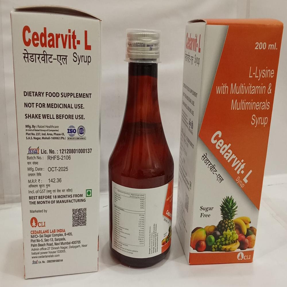 CEDARVIT-L SYRUP 200 ml