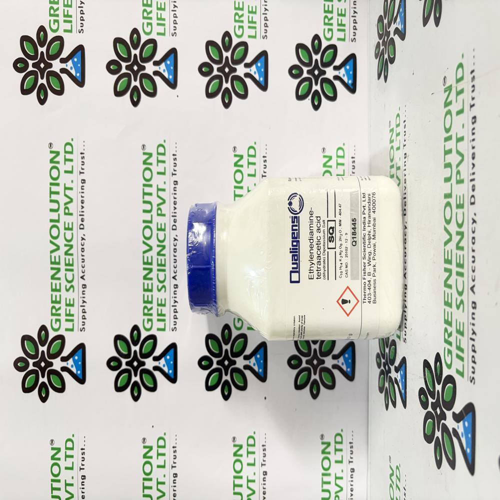 EDTA Dipotassium Salt SQ 500g Qualigens