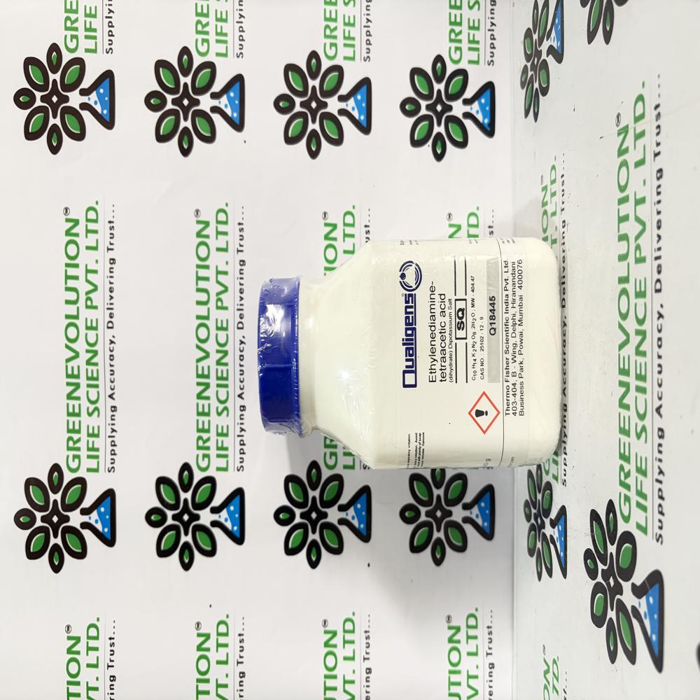 EDTA Dipotassium Salt SQ 500g Qualigens