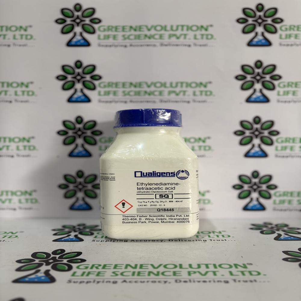 EDTA Dipotassium Salt SQ 500g Qualigens
