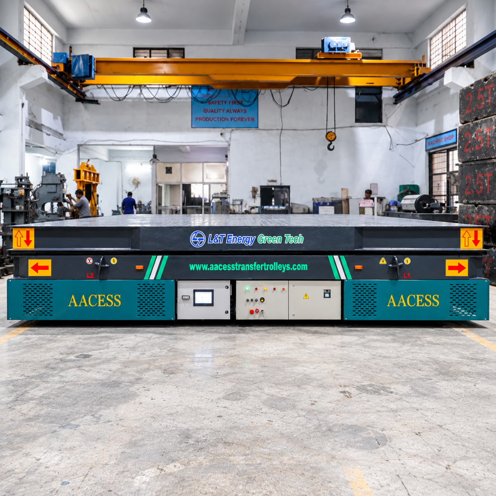 Battery Operated Omnidirectional Trolley - Capacity: 60 Ton
