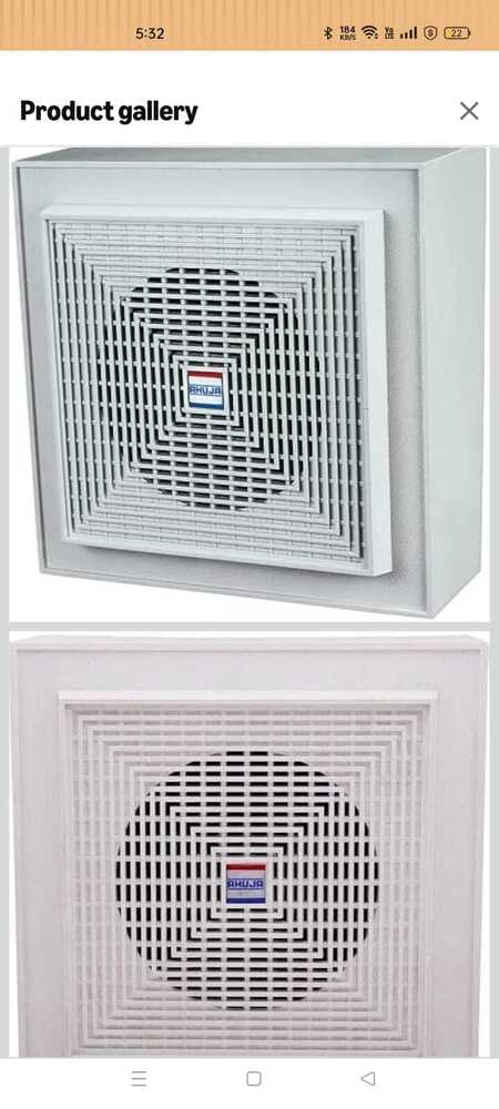 Square Exhaust Fan