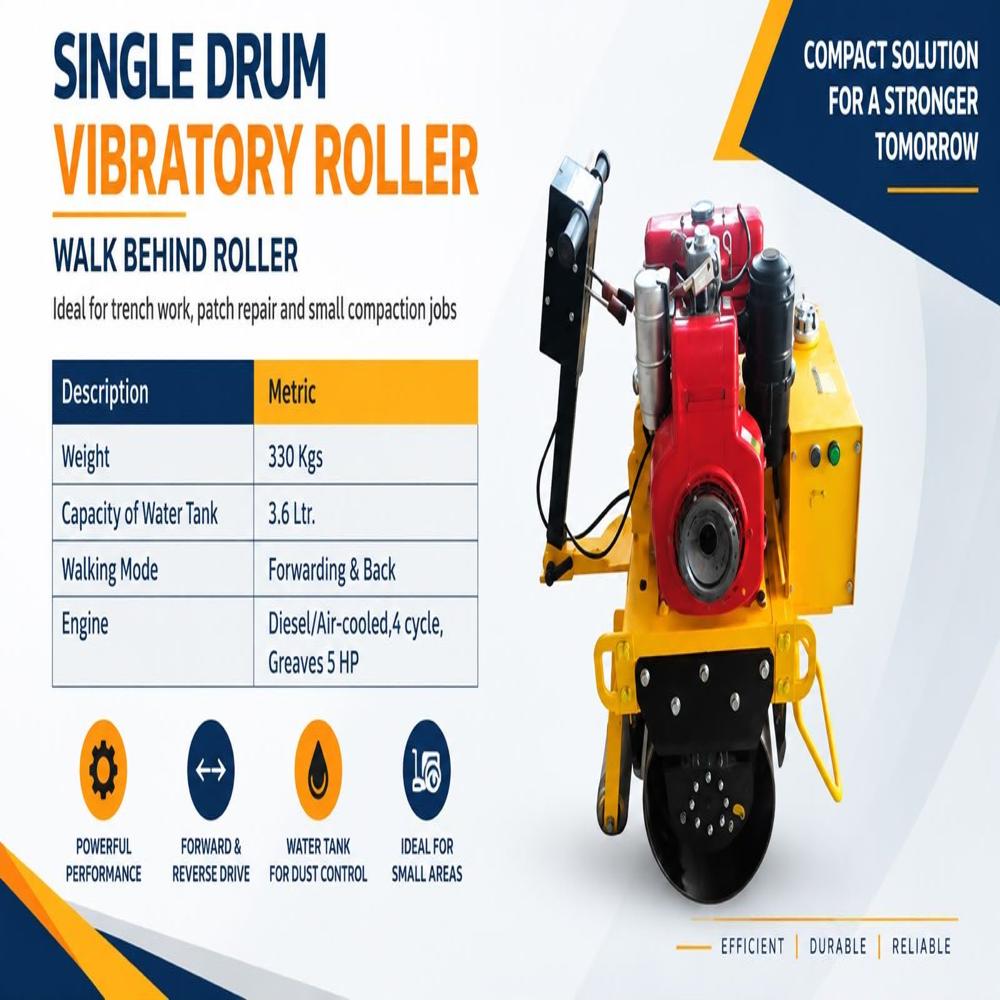 Single Drum Vibratory Roller