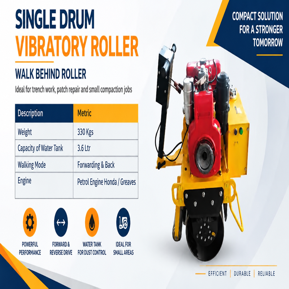 Single Drum Vibratory Roller