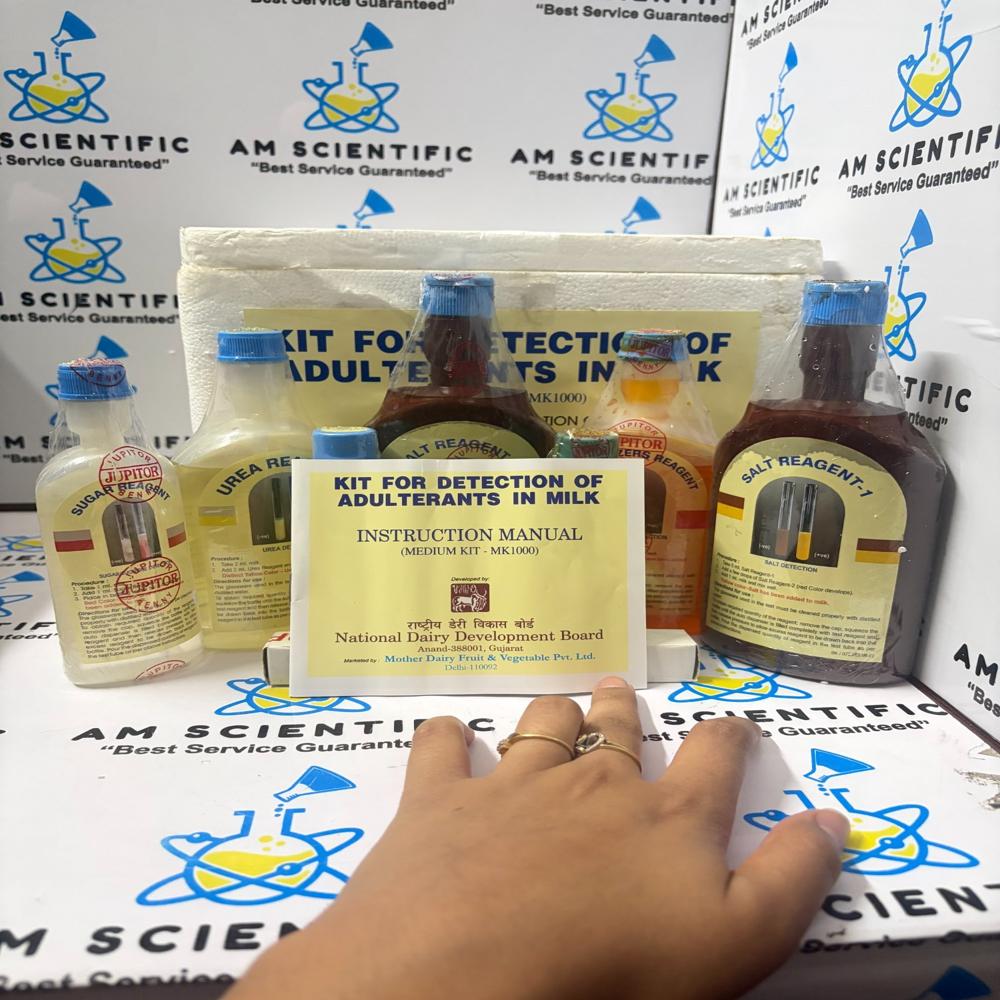 Nddb Milk Adulteration Test Kit Medium Size