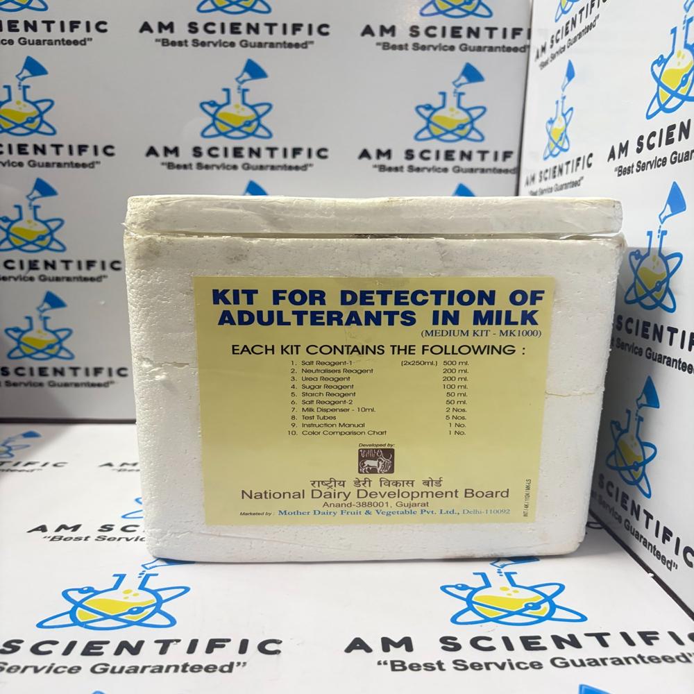 Nddb Milk Adulteration Test Kit Medium Size