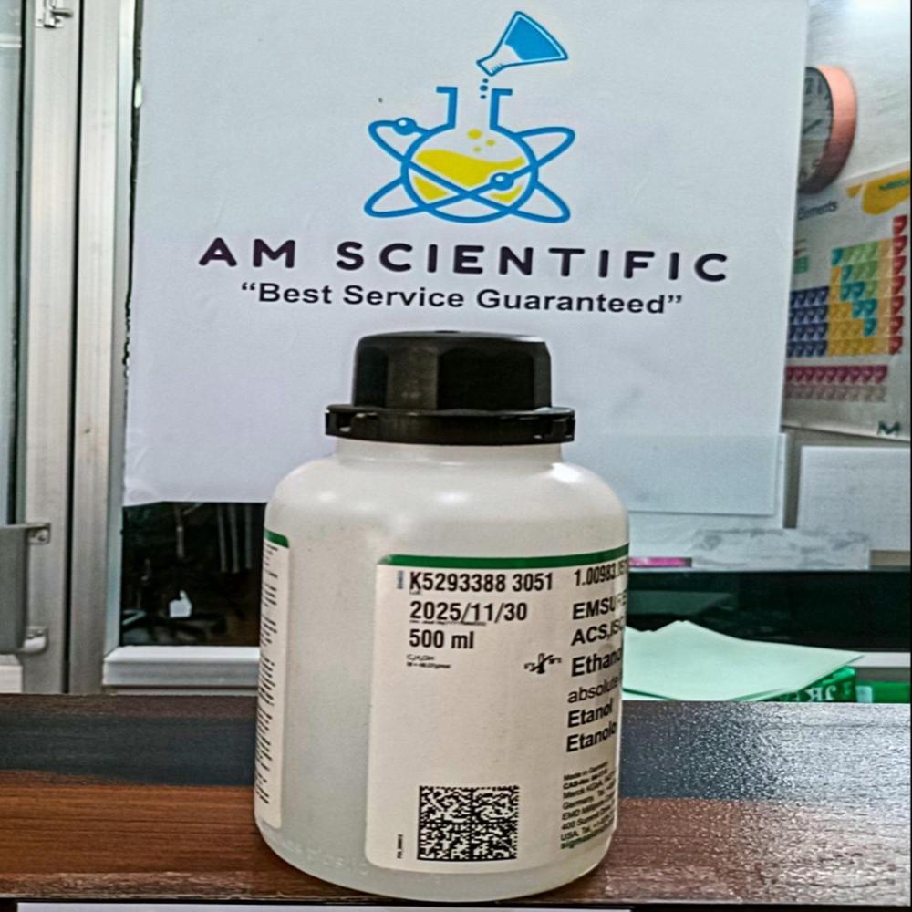 Merck Ethanol Absolute Lab Reagent LR Grade 99.99% 500ml