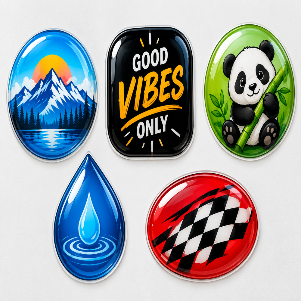 01_dome Stickers - Thickness: 0.05 To 1.5 Mm Millimeter (Mm)