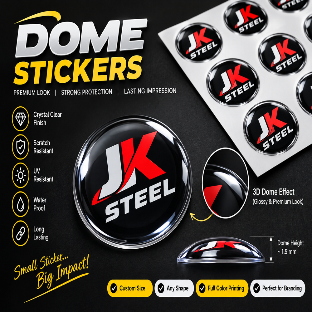 01_dome Stickers - Thickness: 0.05 To 1.5 Mm Millimeter (Mm)