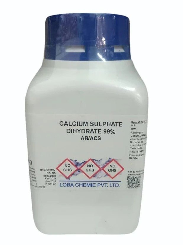 Calcium Sulphate Dihydrate 99% AR ACS